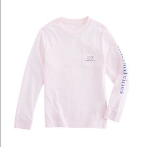 Boys XL Vineyard Vines Coral Long Sleeve